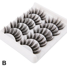 Load image into Gallery viewer, 5 Pairs 3D Faux Mink Hair Soft Fluffy Wispy Long Thick Handmade Lashes
