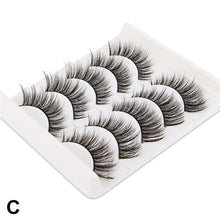 Load image into Gallery viewer, 5 Pairs 3D Faux Mink Hair Soft Fluffy Wispy Long Thick Handmade Lashes
