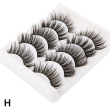 Load image into Gallery viewer, 5 Pairs 3D Faux Mink Hair Soft Fluffy Wispy Long Thick Handmade Lashes
