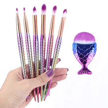 Load image into Gallery viewer, Makeup Brushes Natural Cosmetics Mermaid Kit
