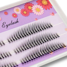 Load image into Gallery viewer, Natural Curl 3D 8-12mm Mix Length Mink Individual Lashes
