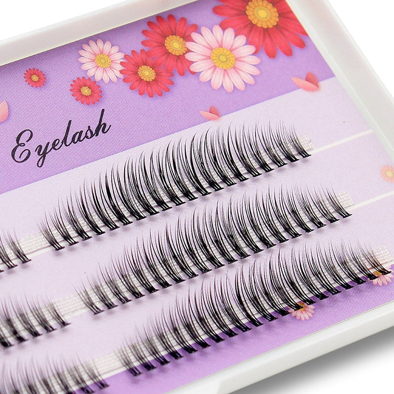 Natural Curl 3D 8-12mm Mix Length Mink Individual Lashes