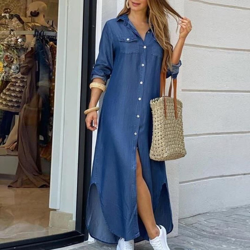 Long Shirt Dresses Denim And A Variety Other Prints