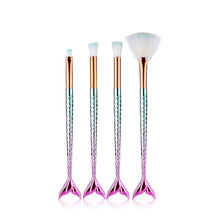 Load image into Gallery viewer, Makeup Brushes Natural Cosmetics Mermaid Kit
