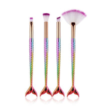 Load image into Gallery viewer, Makeup Brushes Natural Cosmetics Mermaid Kit
