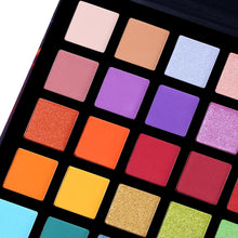 Load image into Gallery viewer, Spotlight 40 Color Eye Shadow Palette Colorful Artist Shimmer Glitter Matte
