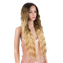 Load image into Gallery viewer, Deep Wavy Synthetic Lace Wigs Blonde Pink 12 Colors Available 30Inch
