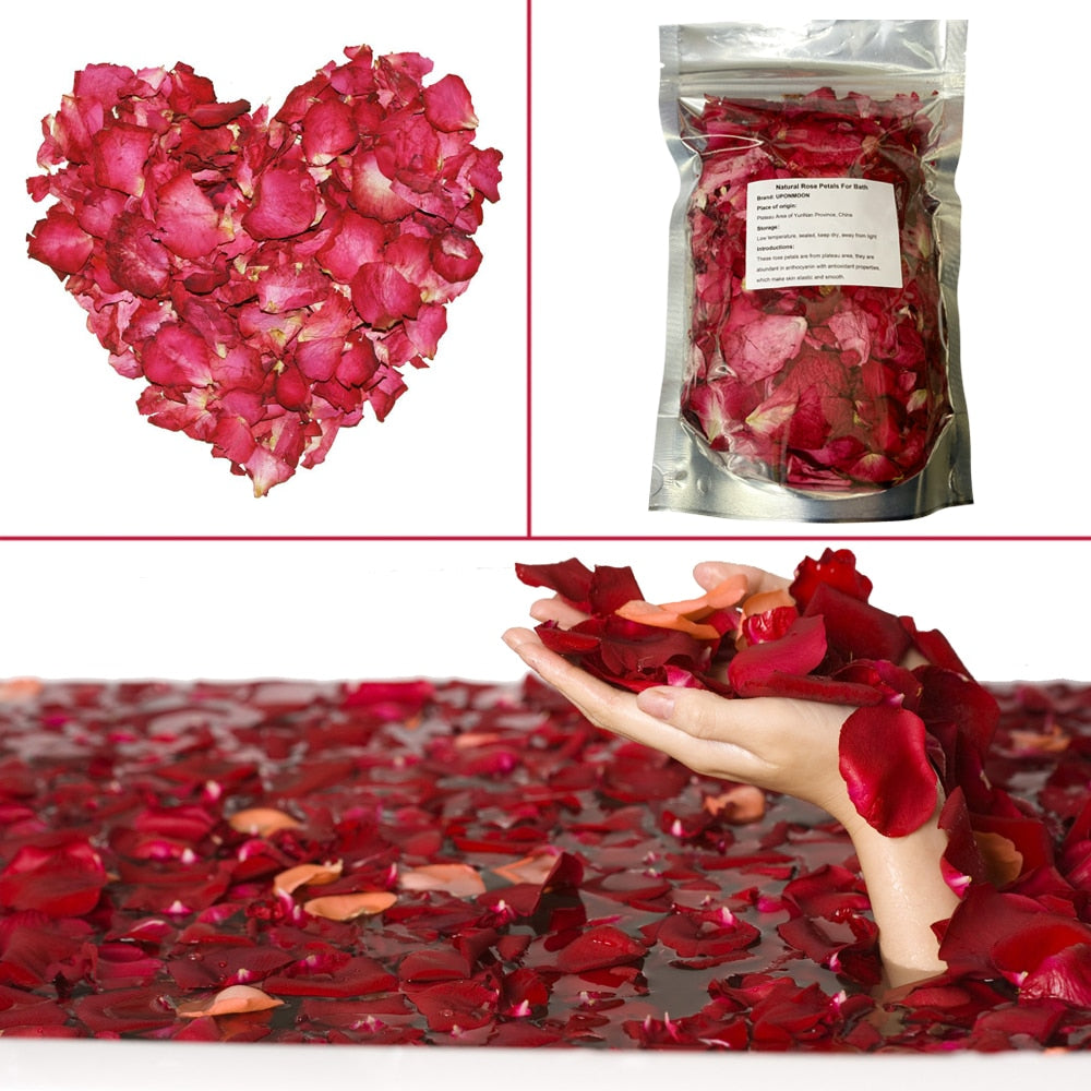 Natural Rose Bath Petals