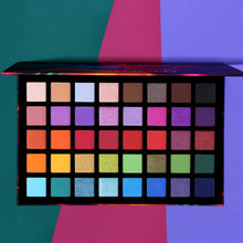 Load image into Gallery viewer, Spotlight 40 Color Eye Shadow Palette Colorful Artist Shimmer Glitter Matte
