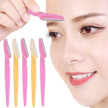 Load image into Gallery viewer, 10pcs Eyebrow Trimmer Portable Razor Shaver
