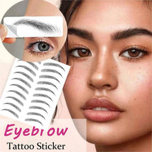 Load image into Gallery viewer, Water-based Hair-liked Authentic Eyebrow Tattoo Sticker Waterproof

