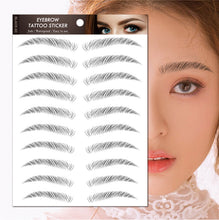 Load image into Gallery viewer, Water-based Hair-liked Authentic Eyebrow Tattoo Sticker Waterproof
